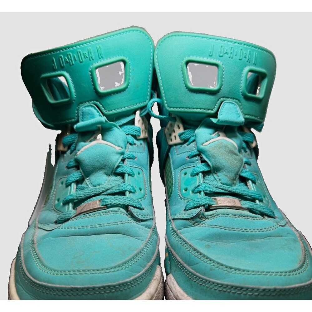 Jordan Men’s High Top Athletic Sneakers Lace Up Turquoise 605237-992 2013